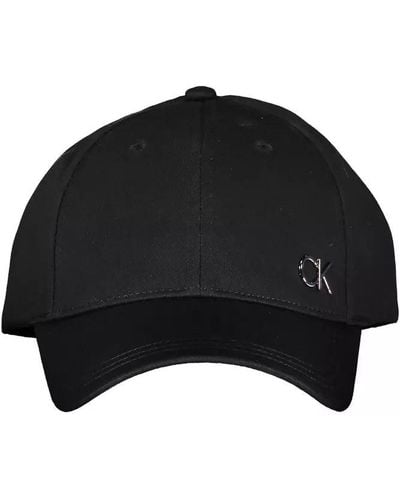 Calvin Klein Cotton Hats & Cap - Black