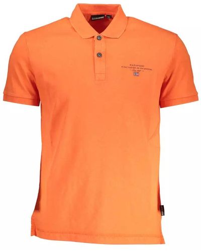 Napapijri Cotton Polo Shirt - Orange