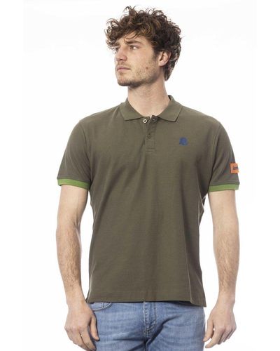INVICTA WATCH Green Cotton Polo Shirt