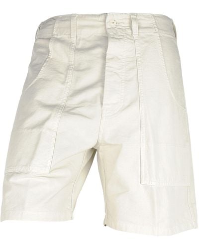 Don The Fuller Elegant Cotton Bermuda Shorts - White