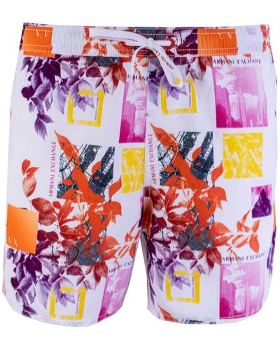 Armani Exchange Swim Shorts - Multicolor