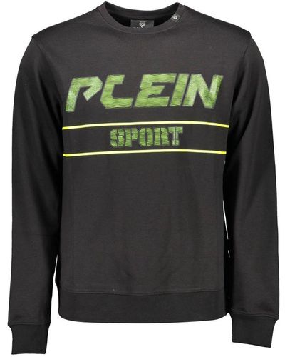 Philipp Plein Sleek Long-Sleeve Sweatshirt With Contrast Details - Green
