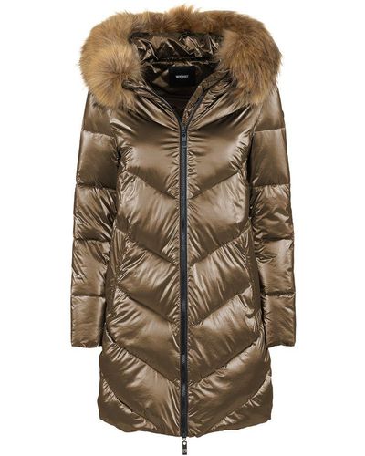 Imperfect Polyamide Jackets & Coat - Brown
