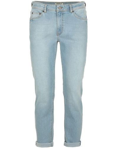 Fred Mello Light Blue Cotton Jeans & Pant