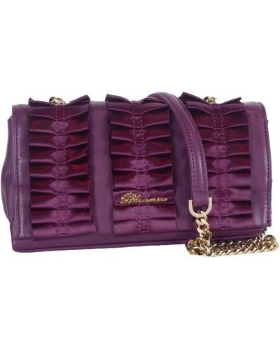 Blumarine Purple Polyurethane Small Shoulder Bag One Size