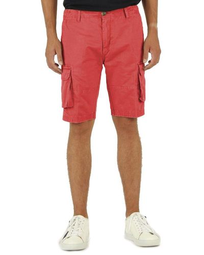 Fred Mello Red Cotton Short