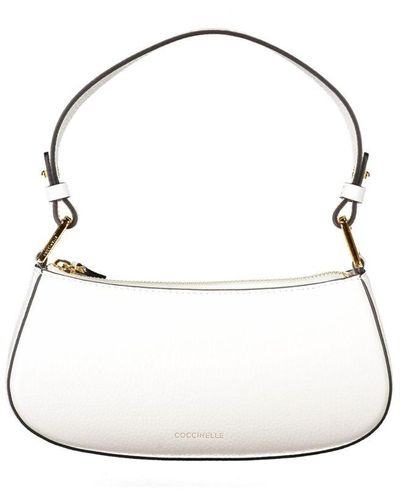 Coccinelle Leather Handbag - White