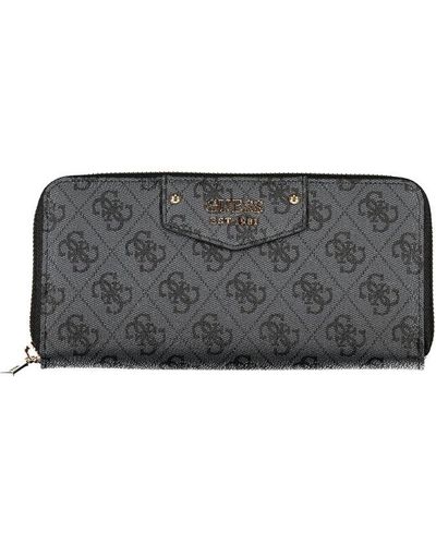 Guess Chic Eco Wallet With Contrasting Details - Gray