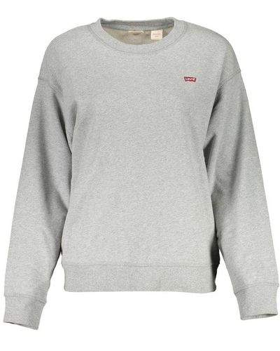 Levi's Gray Cotton Sweater