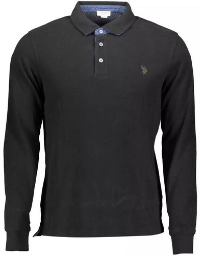 U.S. POLO ASSN. Cotton Polo Shirt - Black