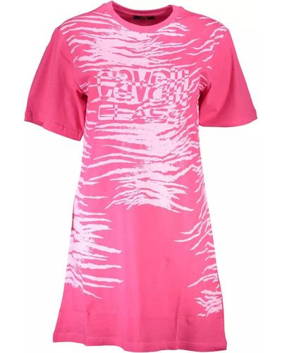 Class Roberto Cavalli Cotton Dress - Pink