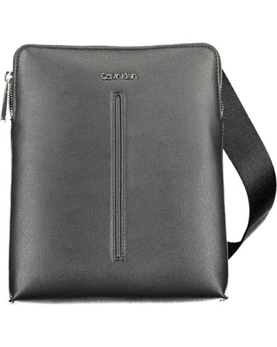 Calvin Klein Polyester Shoulder Bag - Gray