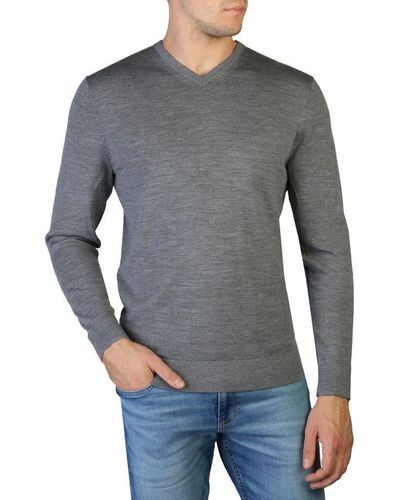 up | Men Calvin | neck off to sweaters Lyst for Sale 82% Online Crew Klein