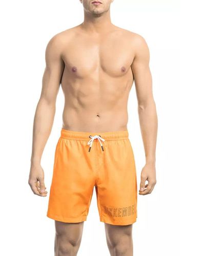 Bikkembergs O R A N G E Beachwear Swimwear - Orange