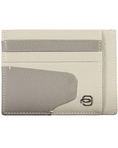 Piquadro Leather Wallet - Natural