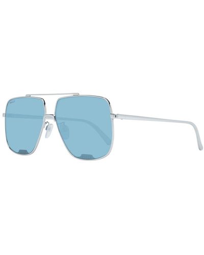 Bally Silver Unisex Sunglasses - Blue