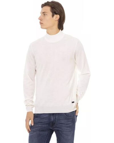 Baldinini Elegant Turtleneck Sweater - White