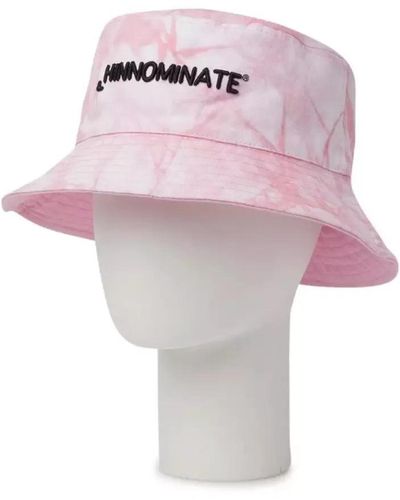hinnominate Exquisite Cotton Hat With Logo Accent - Pink