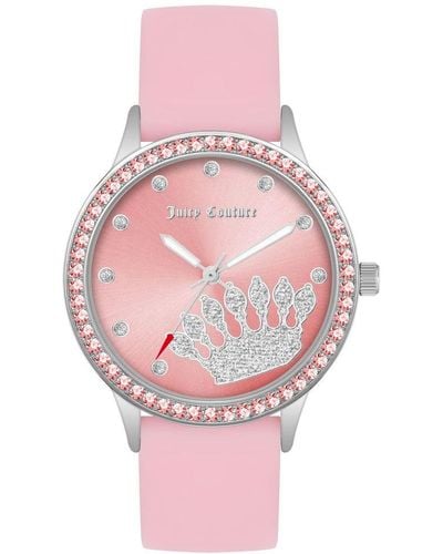 Juicy Couture Silver Watches - Pink