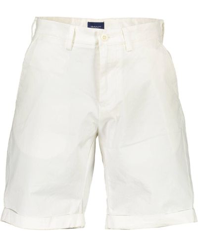 GANT Chic Bermuda 5-Pocket Shorts - White