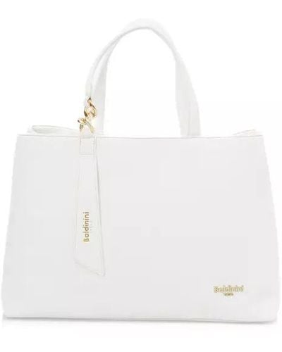 Baldinini Polyurethane Handbag - White