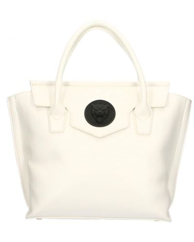 Philipp Plein Chic White Polyethylene Handbag With Magnetic Closure