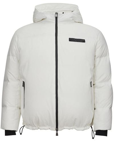 Armani Exchange Quilted White Jacket - Gray