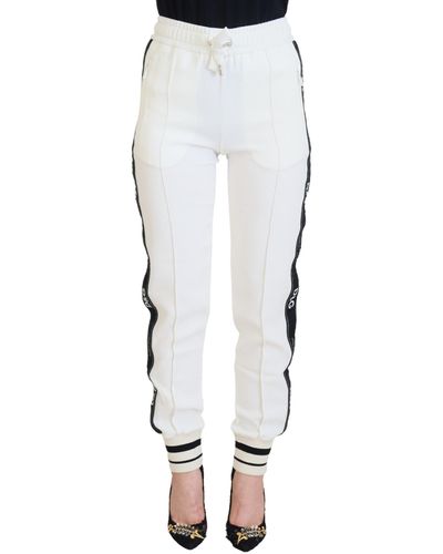 Dolce & Gabbana Jogging Pants - White