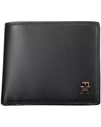 Tommy Hilfiger Th Modern Lea Cc And Coin Wallet - Black