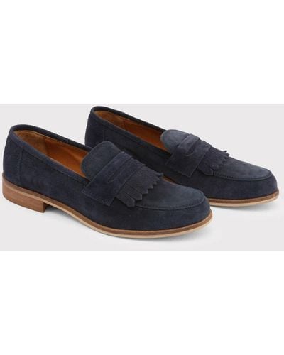 Made in Italia Shoes Moccasins Leather - Blue