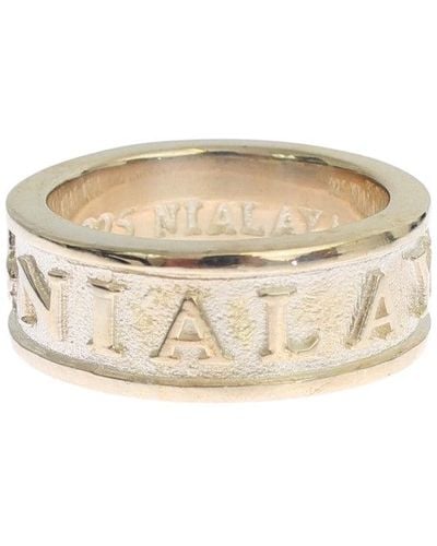 Nialaya Splendor Sterling Ring For - Metallic