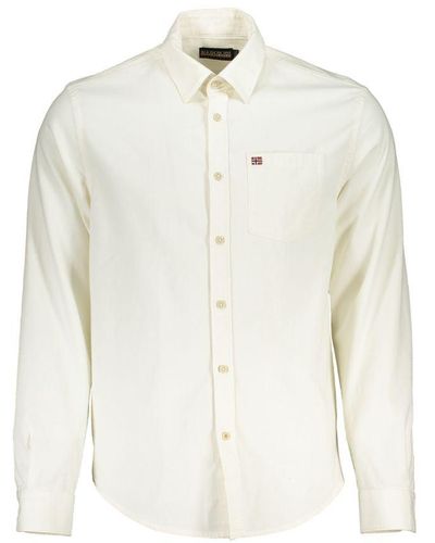 Napapijri Cotton Shirt - White