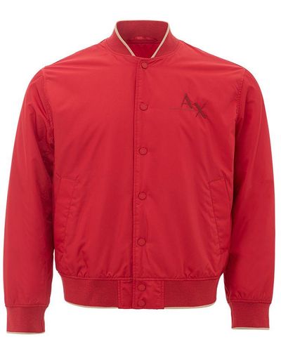 Armani Exchange Polyester Jacket - Red