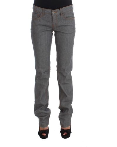 CoSTUME NATIONAL Cotton Regular Fit Denim Jeans Gray Sig30117