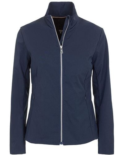 Fred Mello F Mello Polyester Jackets & Coat - Blue