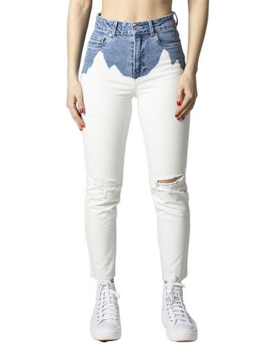 ONLY Zipped And Buttoned Jeans - Blue