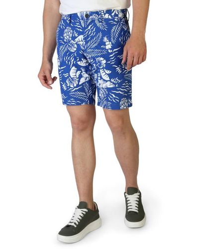 Tommy Hilfiger Blue Floral-print Shorts