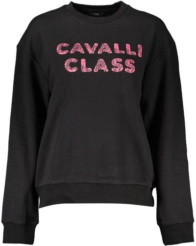 Class Roberto Cavalli Cotton Sweater - Black