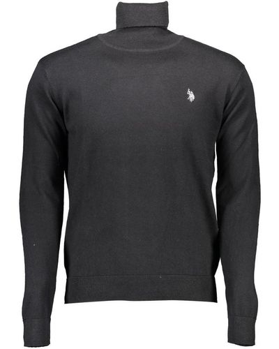 U.S. POLO ASSN. Black Cotton Sweater - Gray