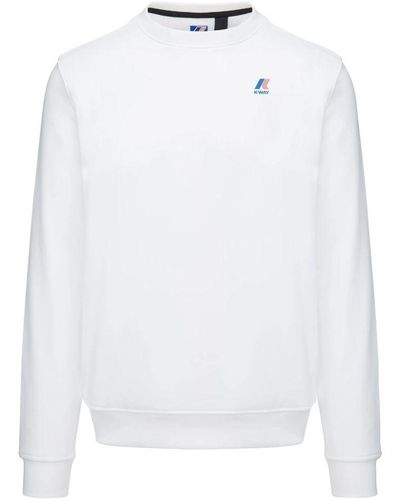 K-Way White Cotton Sweater
