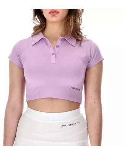 hinnominate Cotton Polo Shirt - Purple