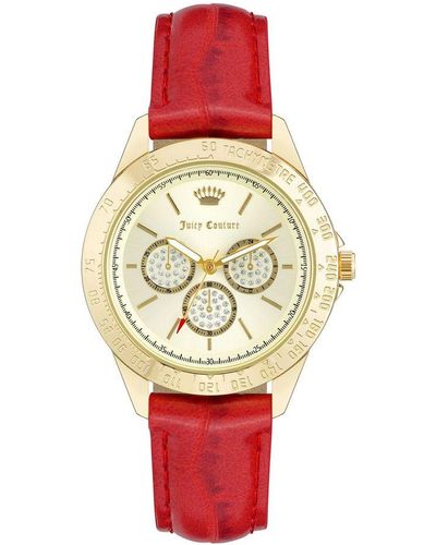 Juicy Couture Gold Watches - Red