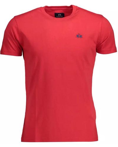 La Martina Cotton T-shirt - Red