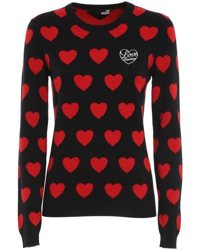 Love Moschino Polyamide Sweater - Red