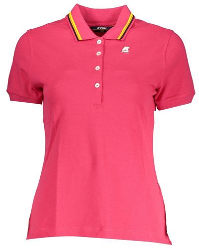K-Way Cotton Polo Shirt - Pink