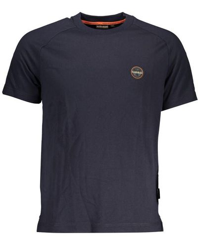 Napapijri Cotton T-shirt - Blue