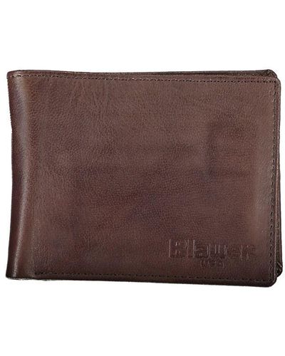 Blauer Leather Wallet - Brown