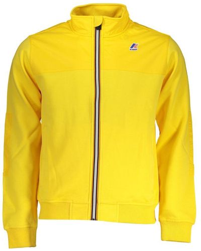 K-Way Sunshine Long-Sleeved Zip Sweatshirt - Yellow