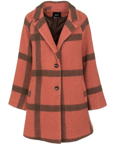 Imperfect Wool Jackets & Coat - Red