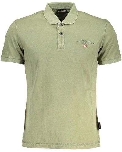 Napapijri Cotton Polo Shirt - Green